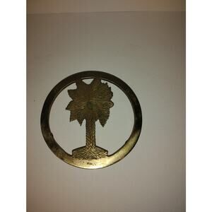 Brass Palm Tree Trivet